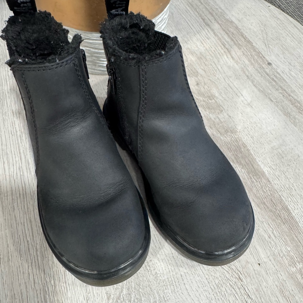 Dr. Martens Black Kids Boots
